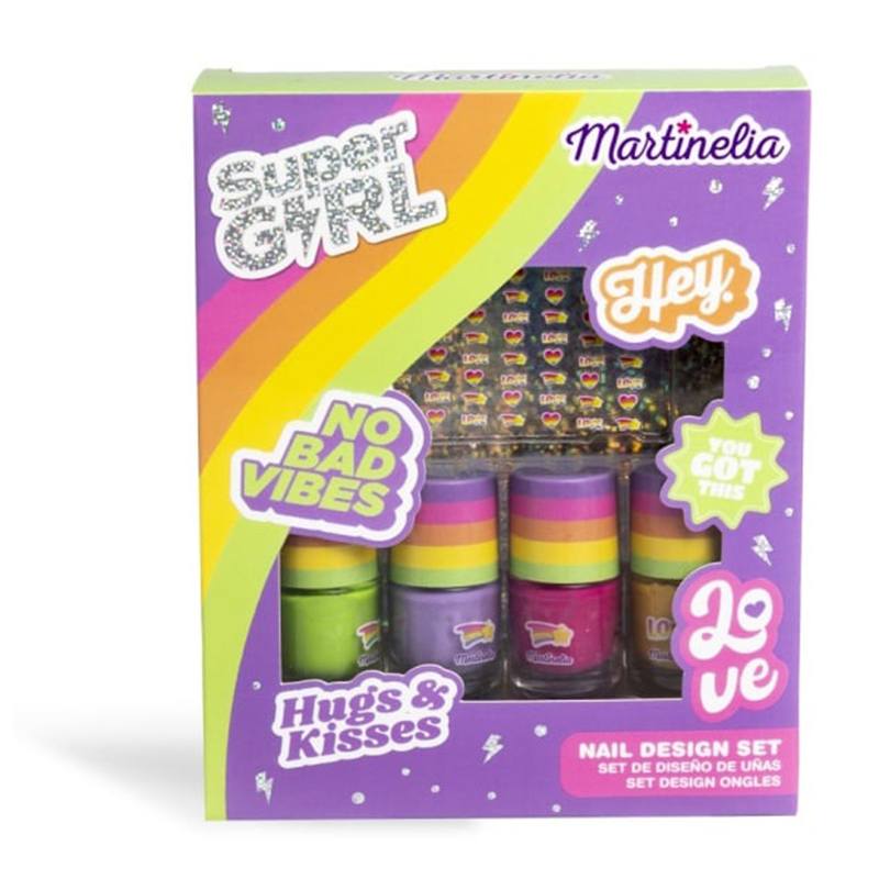 Martinelia Conjunto de Design de Unhas Super Girl