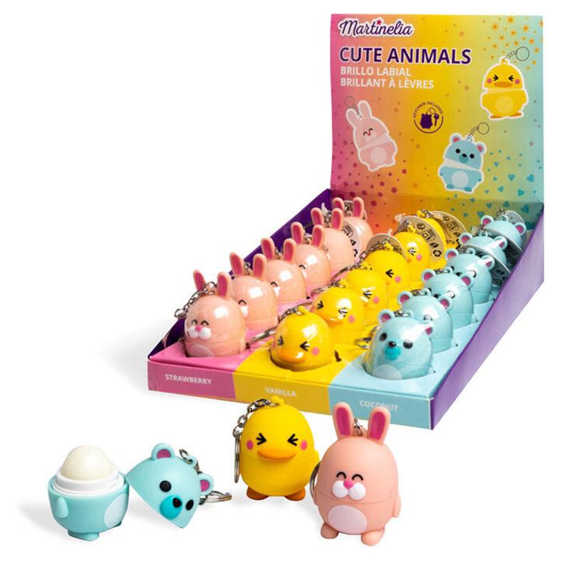 Martinelia Llavero Brillo Labial Cute Animals - Imagen 2