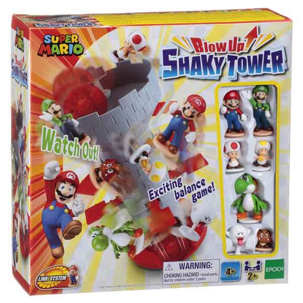 Mario Bros Juego Blow Up Shaky Tower - Imagen 1