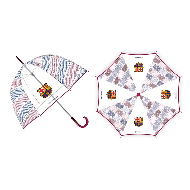 FC Barcelona Guarda-chuva Transparente 67cm - Imagem 1