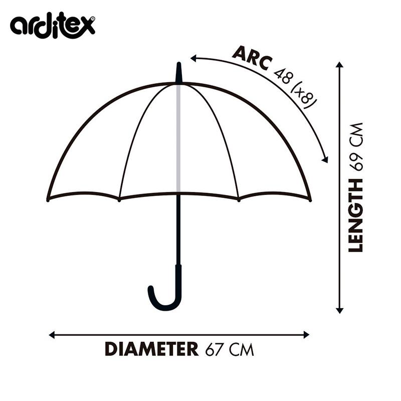 FC Barcelona Guarda-chuva Transparente 67cm - Imagem 2