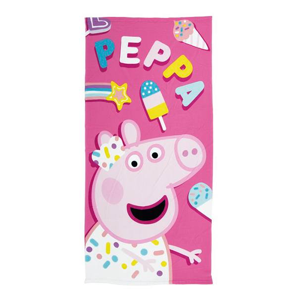 Peppa Pig Toalla Microfibra 140cm - Imagen 1