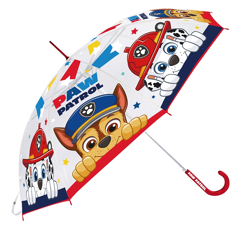 Paw Patrol Paraguas Manual Transparente - Imagen 1