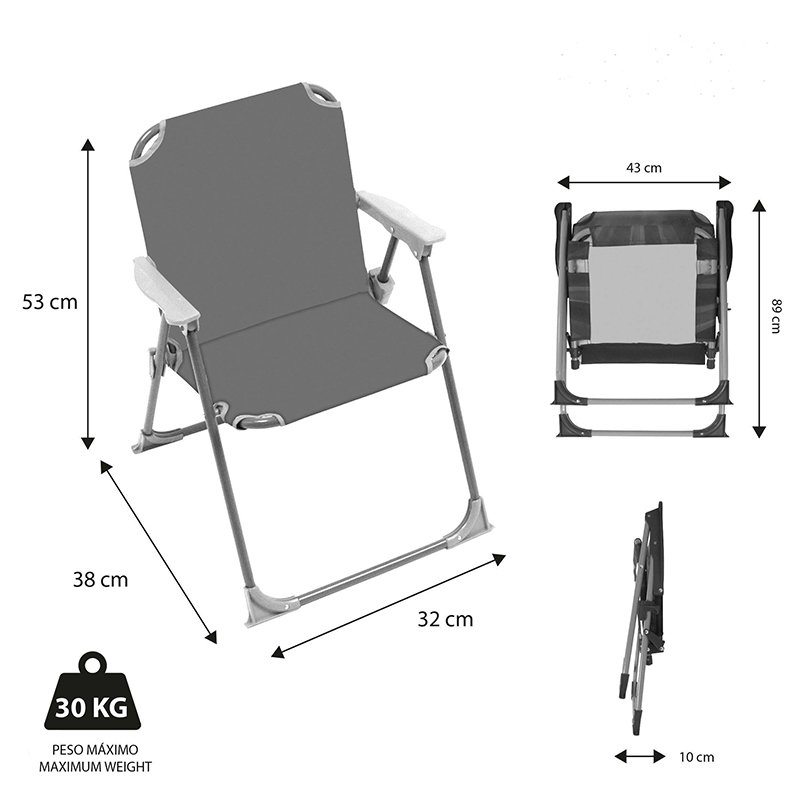 Spiderman Silla Plegable con Brazos - Imagen 1