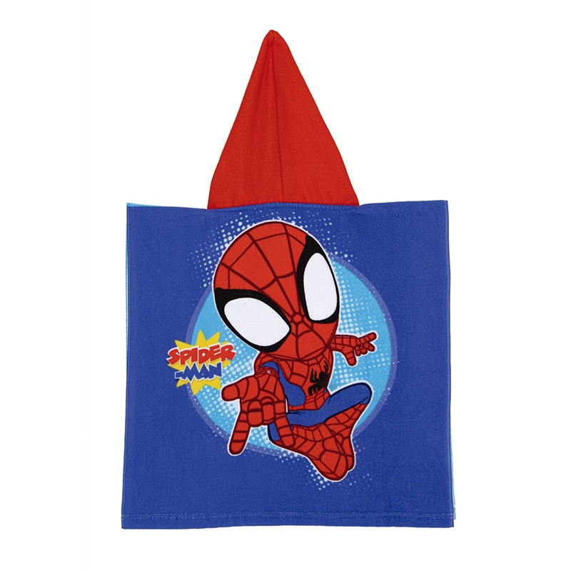 Spidey Poncho de Microfibra con Capucha 50cm - Imagen 2
