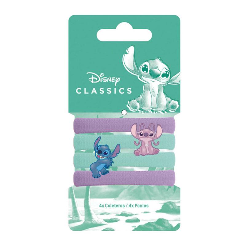 Stitch Set 4 Gomas para el Cabello
