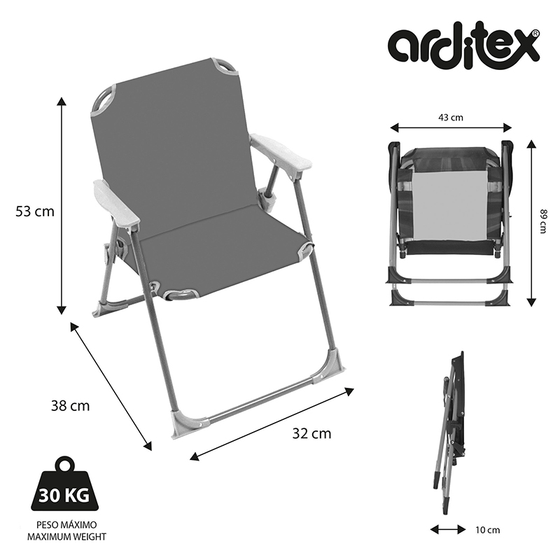 Mickey Silla Plegable con Brazos - Imatge 1