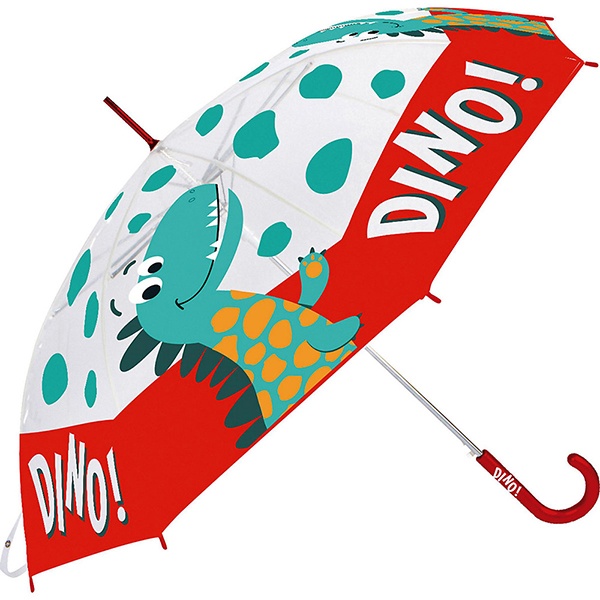 Paraguas Dino Transparente 46cm - Imagen 1