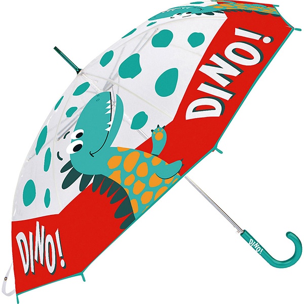 Paraguas Dino Transparente 46cm - Imatge 1