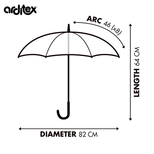 Unicórnio Guarda-chuva Transparente 46 cm - Imagem 5