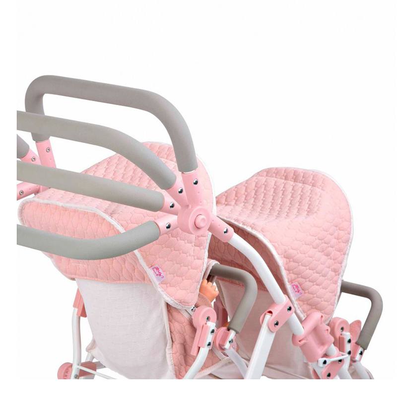 Cochecito de Muñecas Gemelar Universe con Bolso - Imagen 5