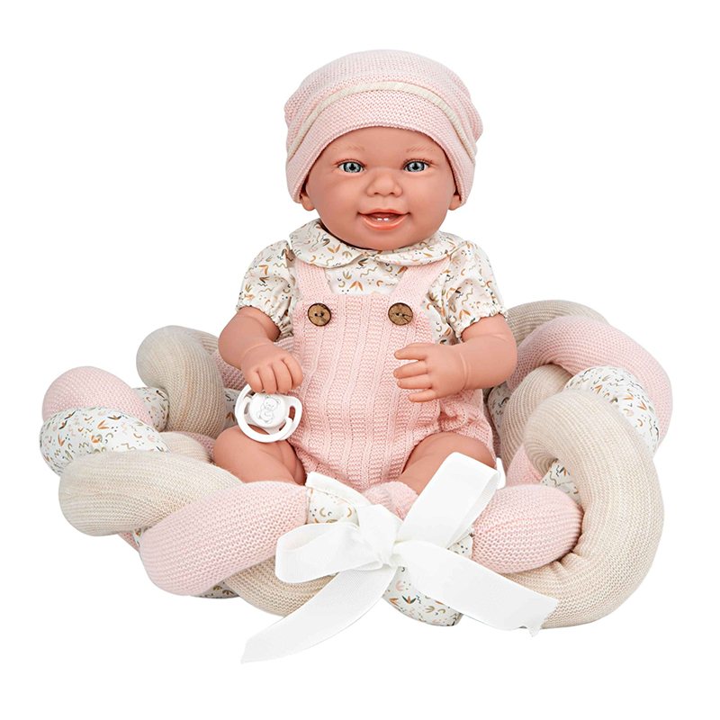Arias Boneca Elegance Zoe Rosa com almofada 42cm