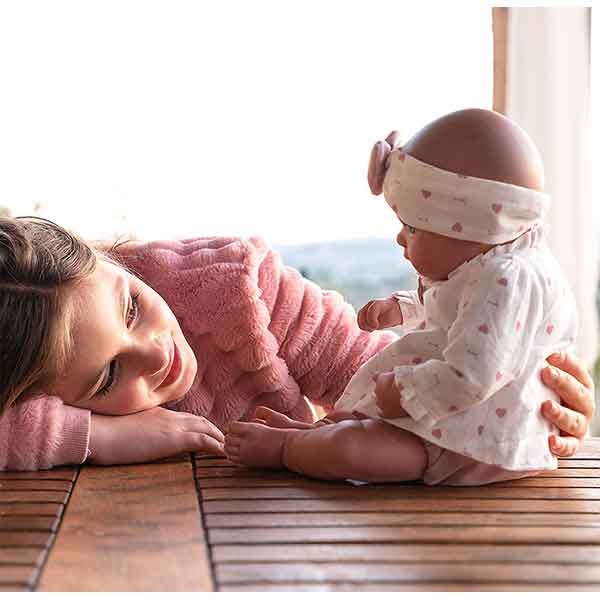 Boneca Reborn Eva com Cobertor e Ursinho - Imagem 3