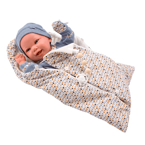 Bebé Reborn Daniel con Saco 45cm - Imagen 2