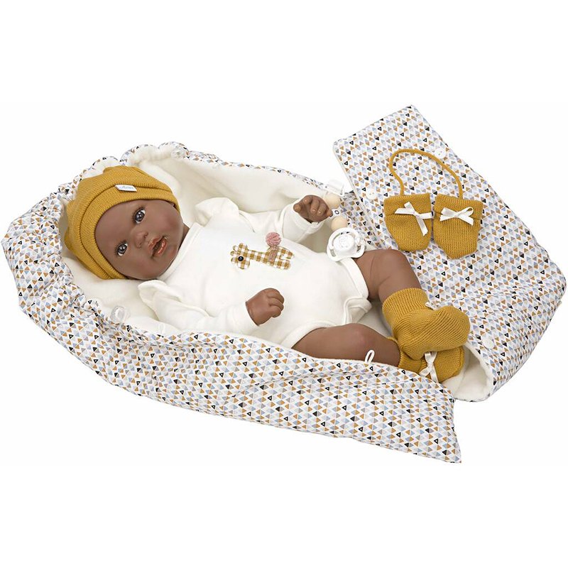 Bebé Reborn Rafael com Saco-cama 45cm JOGUIBA
