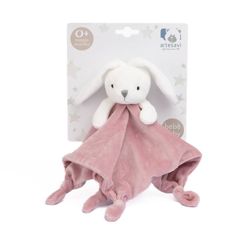 Doudou Coelhinho Rosa 25cm