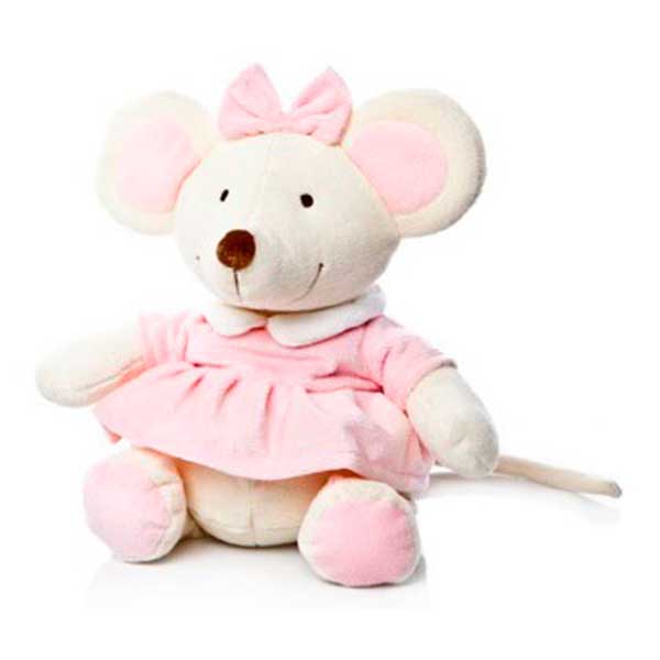 Peluix Ratolí Infantil Baby Rosa 32cm - Imatge 1