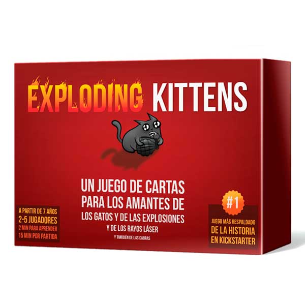Asmodee Jogo de Tabuleiro Exploding Kittens - Imagem 1