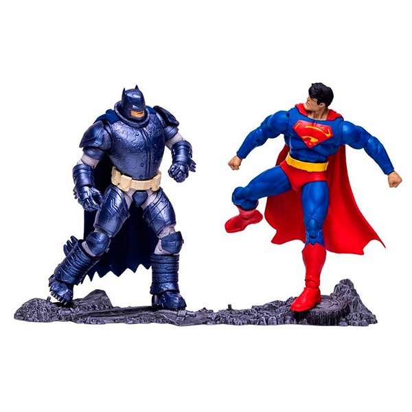 DC Multiverse Pack Figura Superman vs Batman