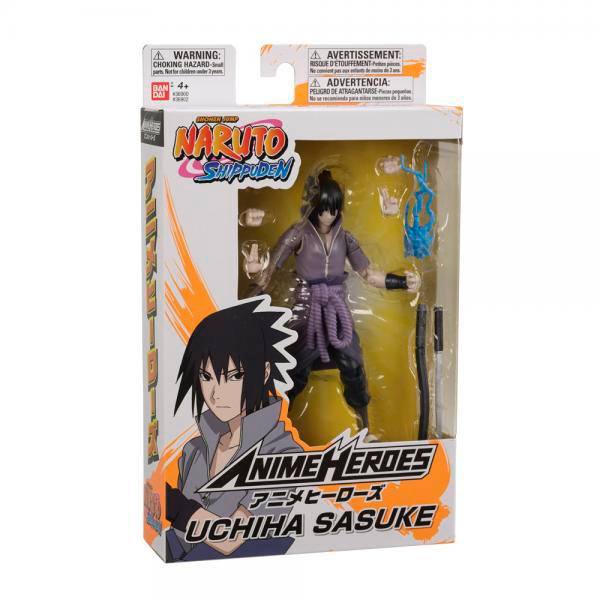 Naruto Figura Uchiha Sasuke 17cm - Imagem 2
