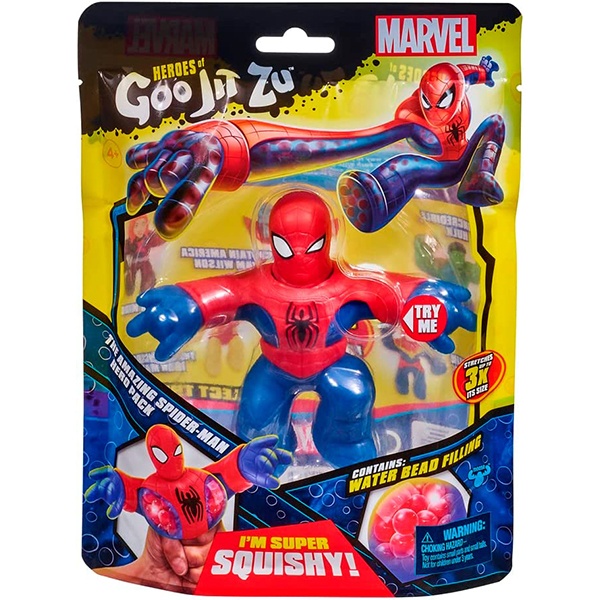 Goo Jit Zu Figura Spiderman Marvel - Imagen 1
