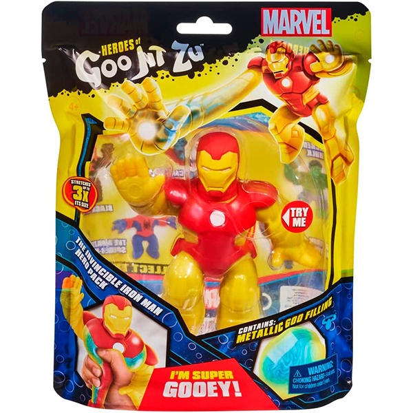 Goo Jit Zu Figura Iron Man Marvel - Imagen 1