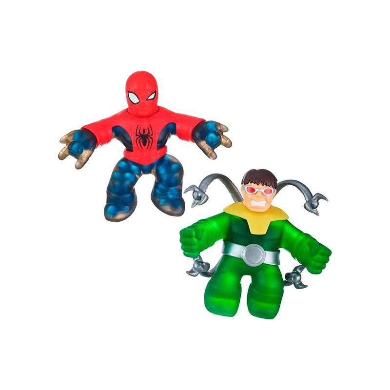 Goo Jit Zu Pack 2 Figuras: Spiderman vs Doctor Octopus - Imagen 1