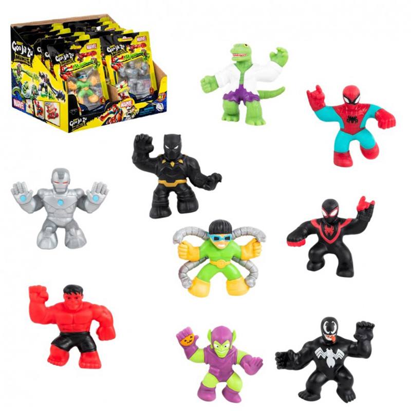 Goo Jit Zu Mini Marvel Fingura Hulk 6.5cm - Imagem 1