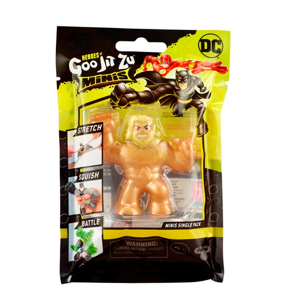 Goo Jit Zu Mini Figura Gold Armor Aquaman - Imatge 1