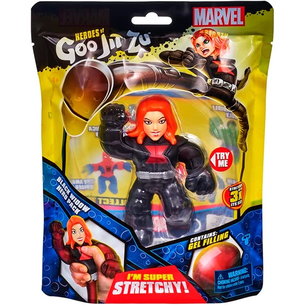 Goo Jit Zu Figura Black Widow Marvel - Imagen 1