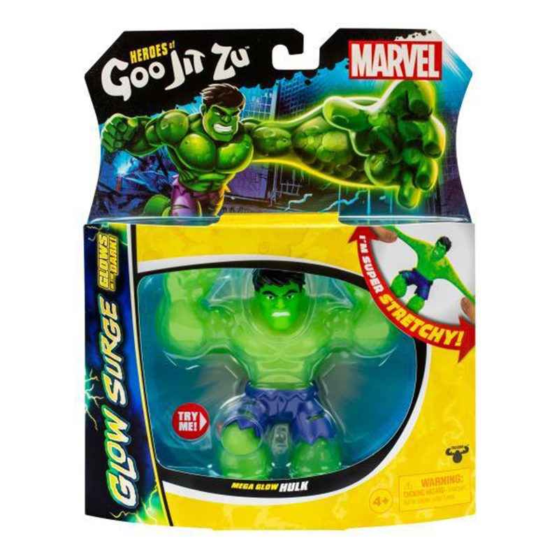 Goo Jit Zu Figura Glow Surge Mega Glow Hulk - Imagen 1