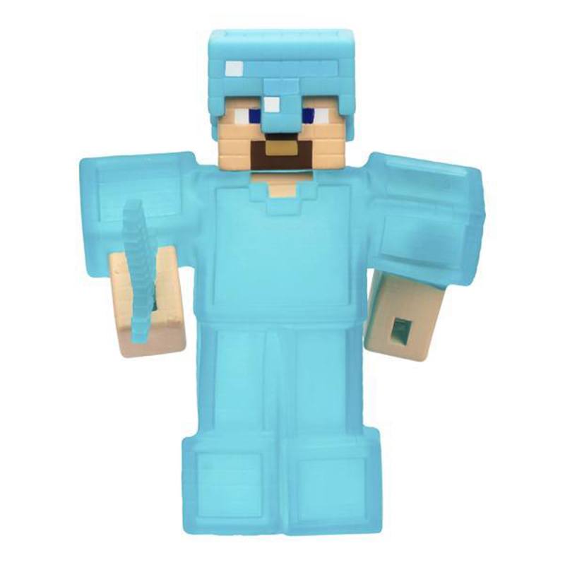Goo Jit Zu Figura Minecraft Steve - Imagen 1