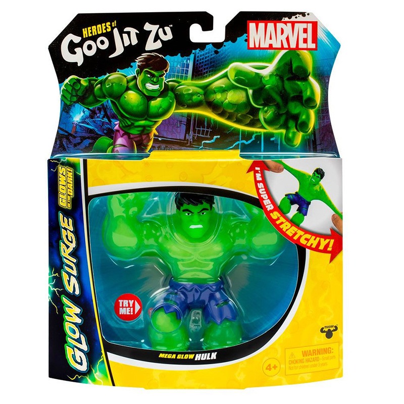 Goo Jit Zu Glow Surge Marvel Figura Hulk