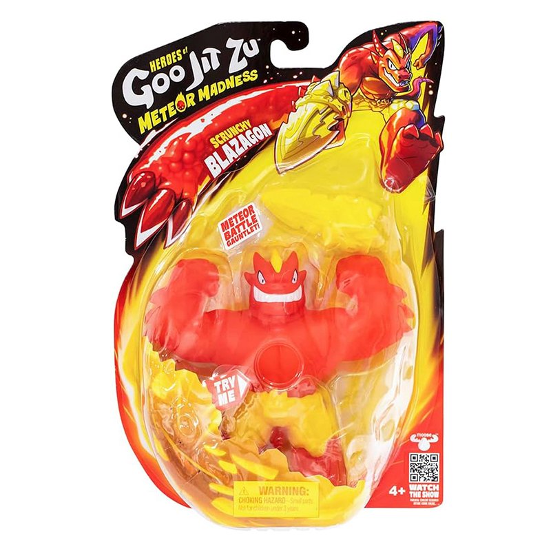 Goo Jit Zu Meteor Madness Figura Scrunchy Blazagon