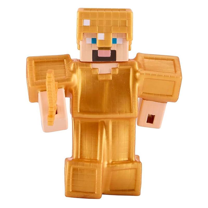 Goo Jit Zu Figura Minecraft Gold Armor Steve - Imagen 1