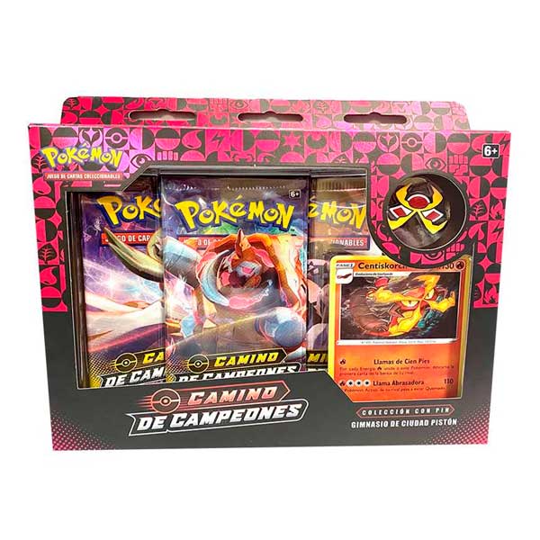  Juego de cartas coleccionables de Pokémon: Caja Entrenador  Élite Camino de Campeones, multicolor : Juguetes y Juegos