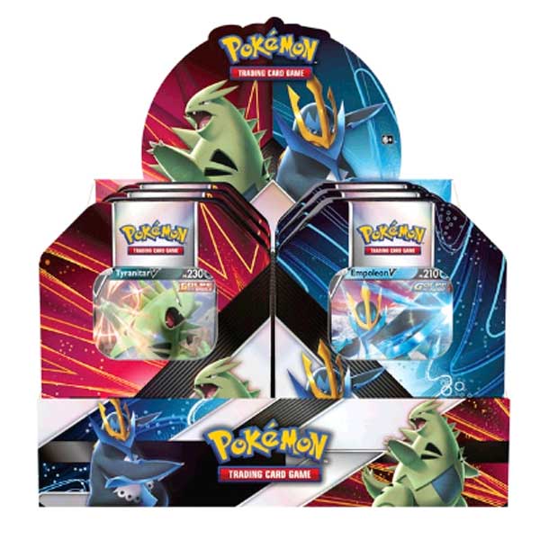 Pokémon V Cards TIN TCG Metal Box - Imagem 1
