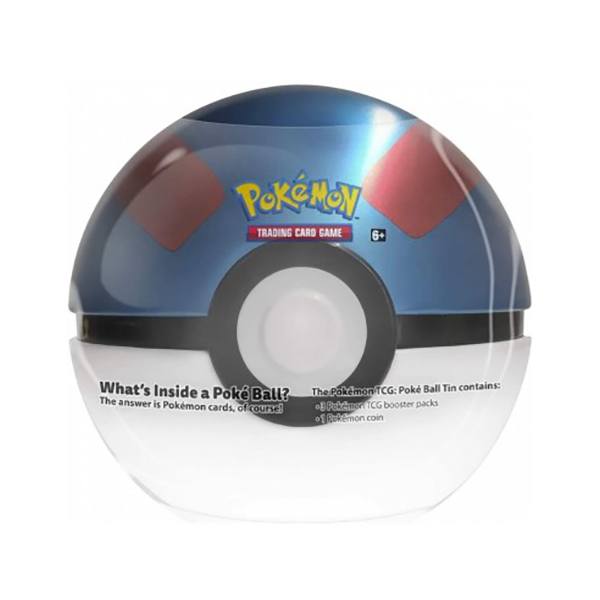 Pokémon Cartas Lata Pokeball Go - Imagem 1