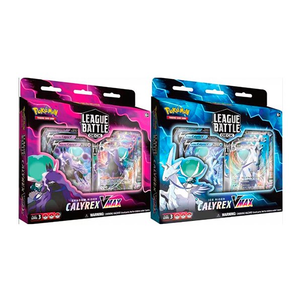 Pokemon TCG: Ice Rider Calyrex V Box : : Brinquedos e