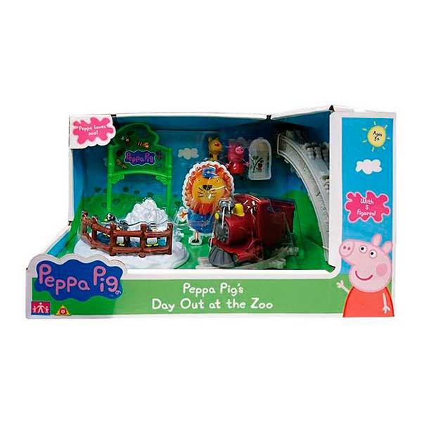 Playset Peppa Pig Un Dia al Zoo - Imagen 1