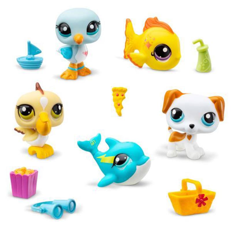 Littlest Pet Shop Pack 5 Figuras de Verão