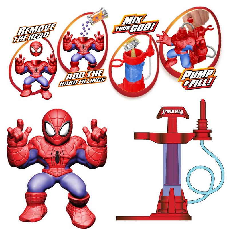 Goo Jit Zu Figura Hero Creator Spiderman - Imagen 3