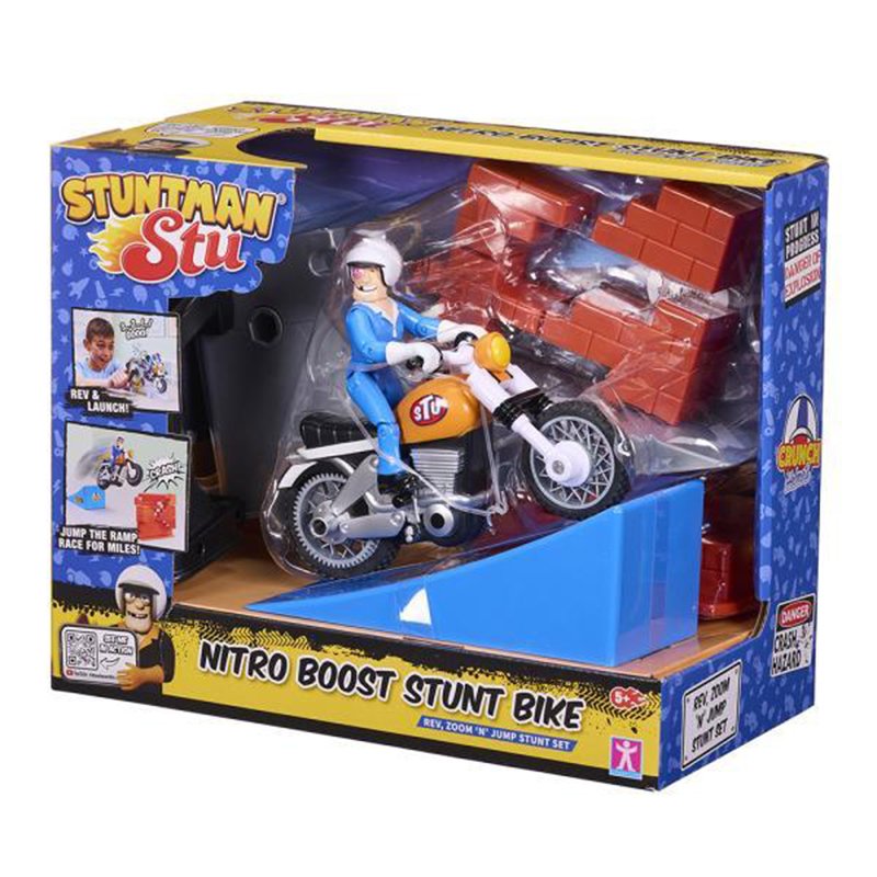 Stuntman Stu Moto Acrobática Nitro Boost