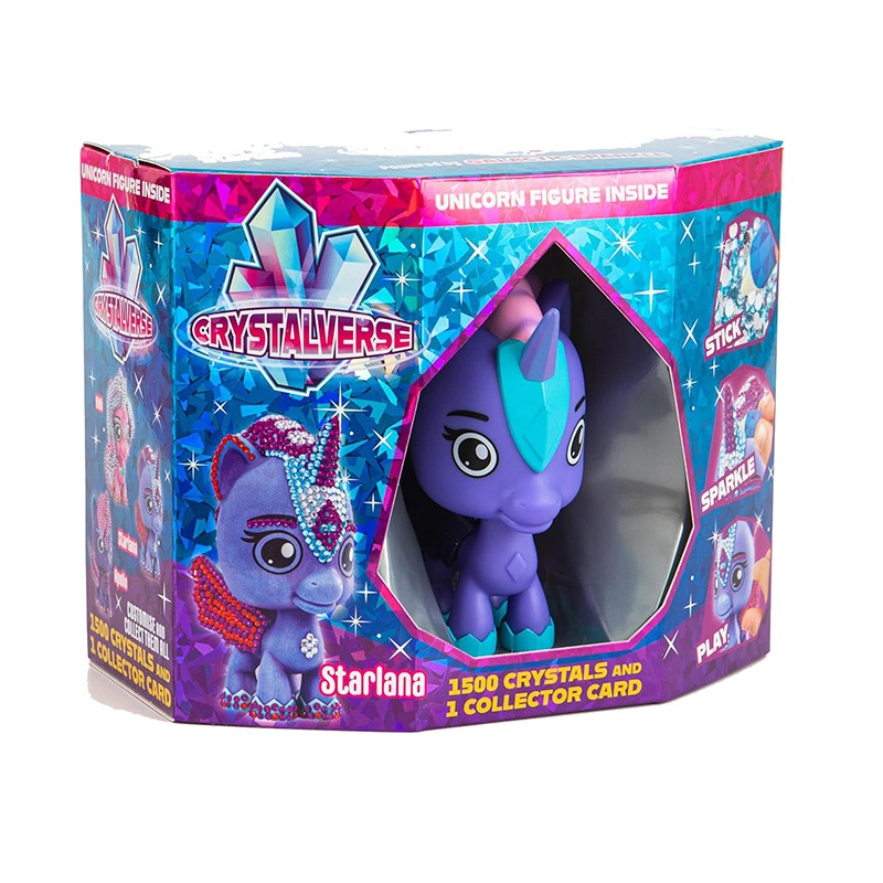 Figura Crystalverse Unicórnio Starlana