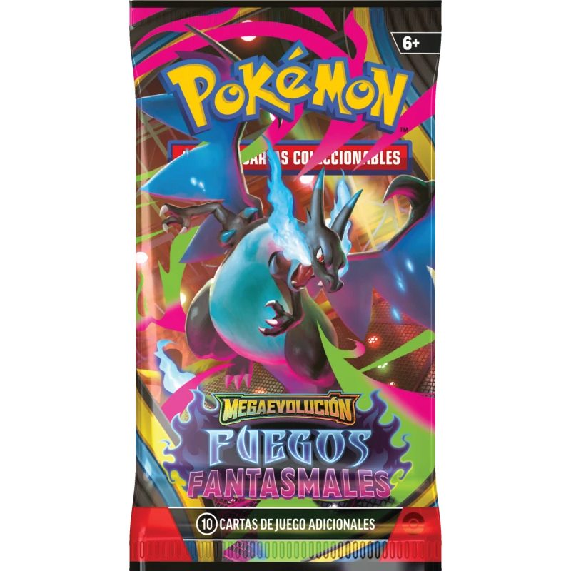 Pokémon - Sobre Cartas Megaevolución Fuegos Fantasmales