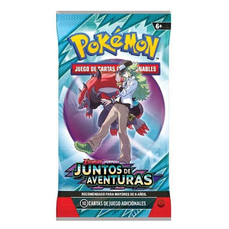 Pokémon - Sobre 10 Cartas Escarlata y Púrpura - Juntos de Aventuras - Imagen 1