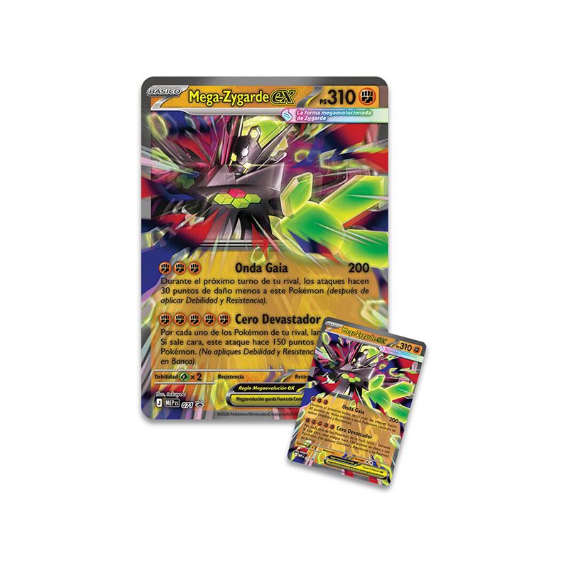 Pokémon Caja Cartas Mega-Zygarde ex Colección Premium - Imagen 1
