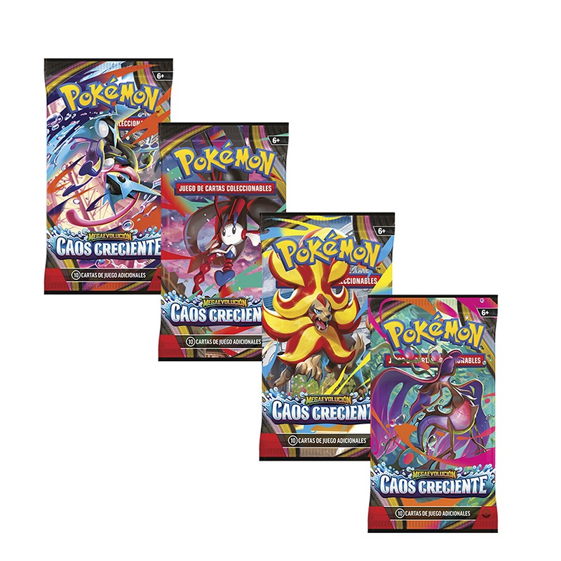Pokémon Sobre Cartas Megaevolución Caos Reciente