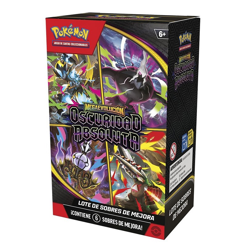 Booster Bundle Pokémon TCG Pack Sobres Oscuridad Absoluta Pokémon TCG - 6 Sobres Oficiales