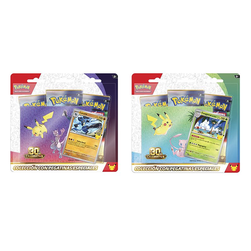 Pokémon 30º Aniversário Coleção com Autocolantes Especiais